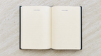 Carnet Ce que Dieu m'enseigne, coloris Bleu — présentation du carnet