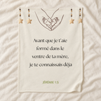 Couverture bébé - Gamme DIEU TE CONNAIS