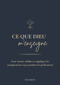 Ce que Dieu m'enseigne — Carnet de notes de prédication (Précommande)