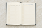 Carnet Ce que Dieu m'enseigne, coloris Bleu — présentation du carnet