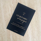 Carnet Ce que Dieu m'enseigne - couverture bleu nuit
